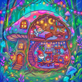 La Casa que Susurra Colores (Vero_puzzles)