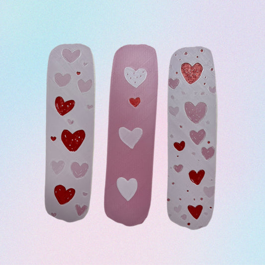 Marca páginas corazón