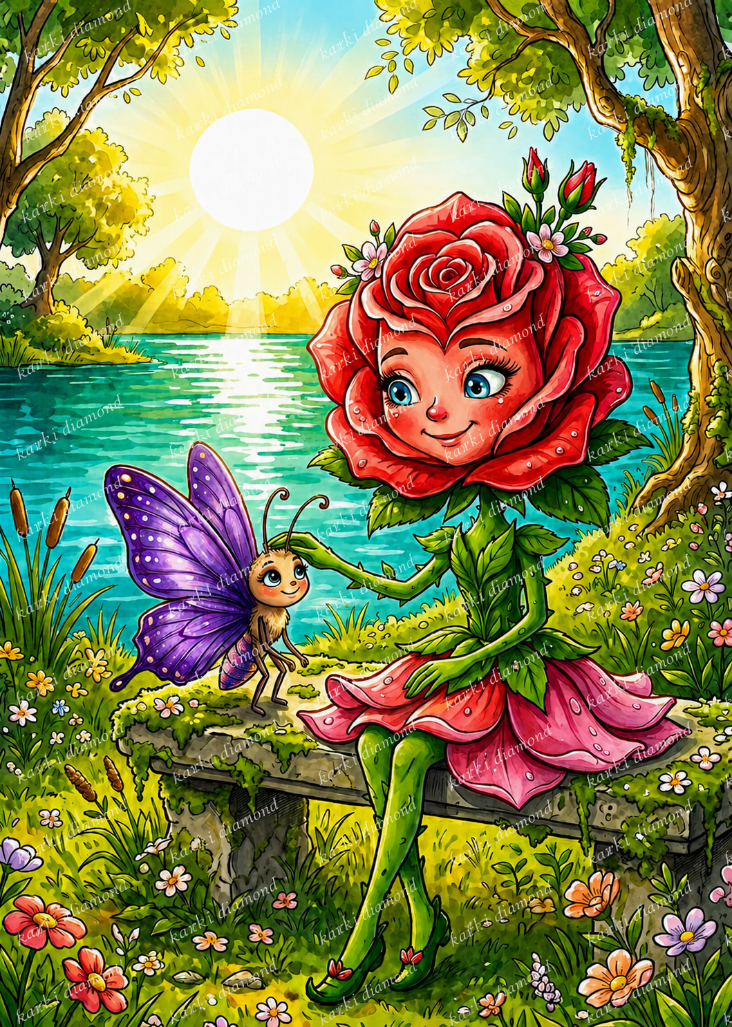 La Rosa y La Mariposa