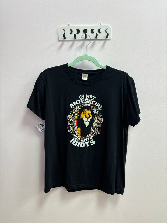 Camiseta anti idiotas M
