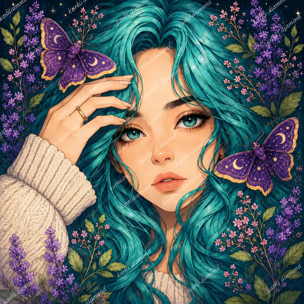 La chica de las mariposas lunares