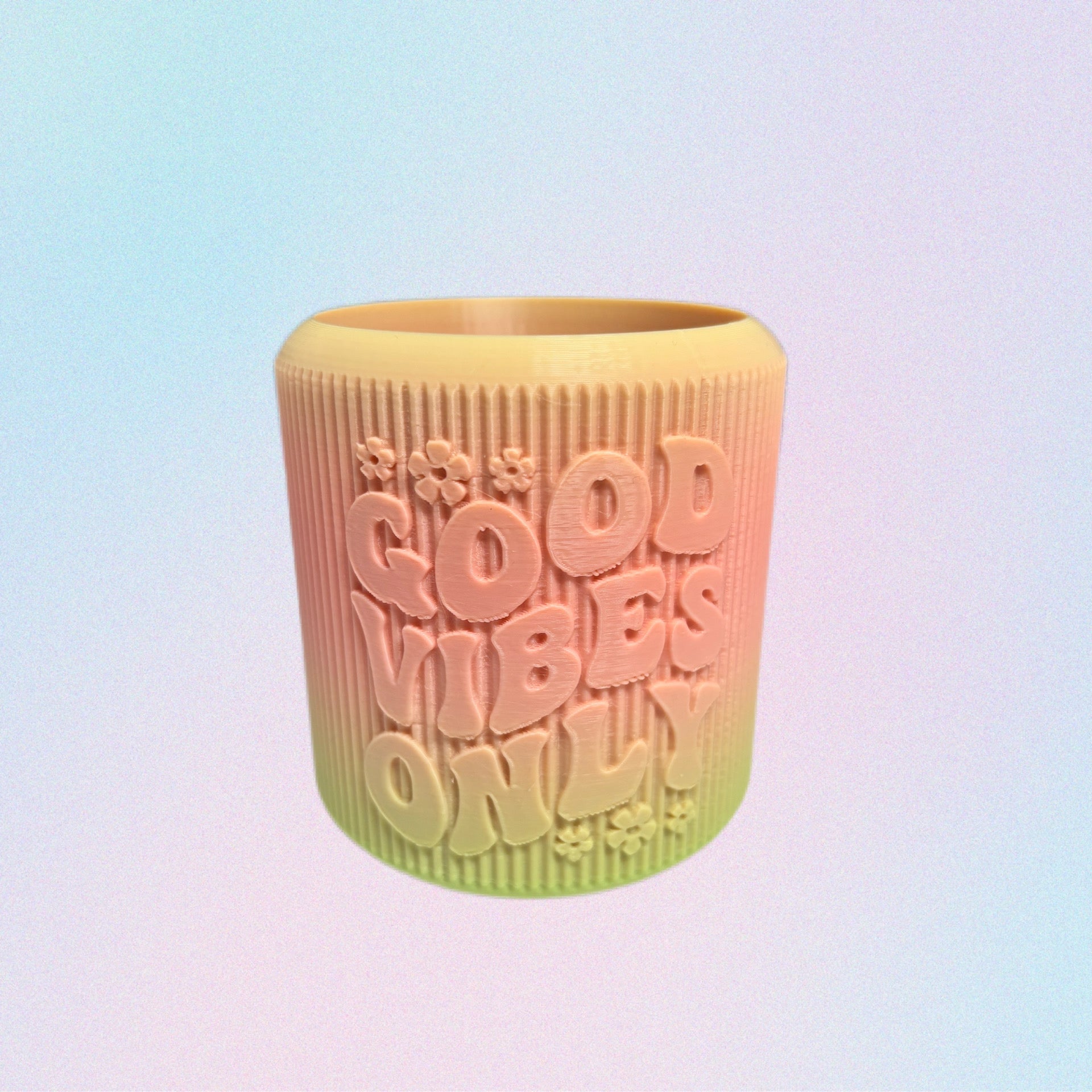 Vaso para bolis good vibes