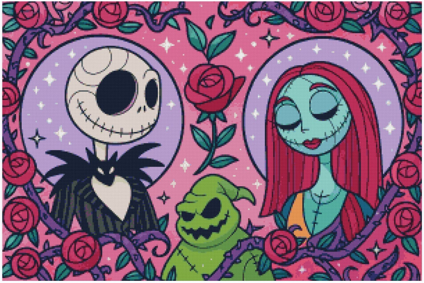 Lienzo Jack y Sally