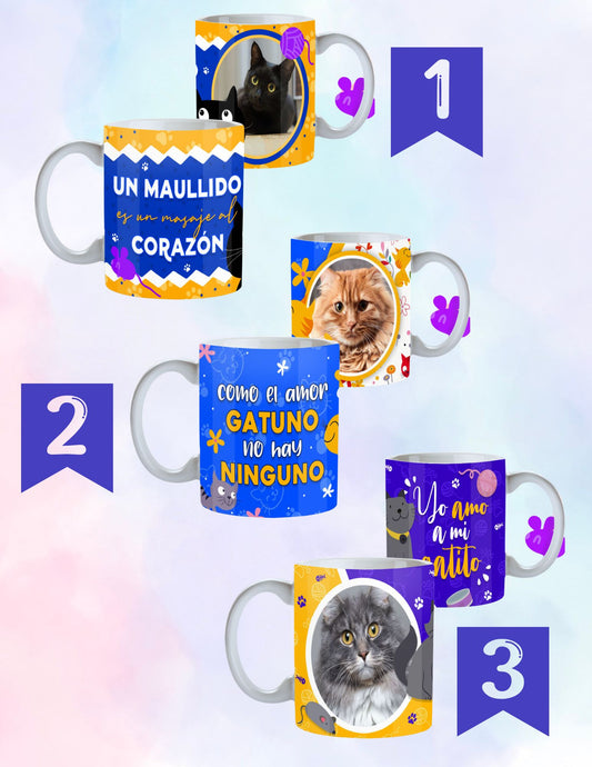 Tazas personalizadas gatitos
