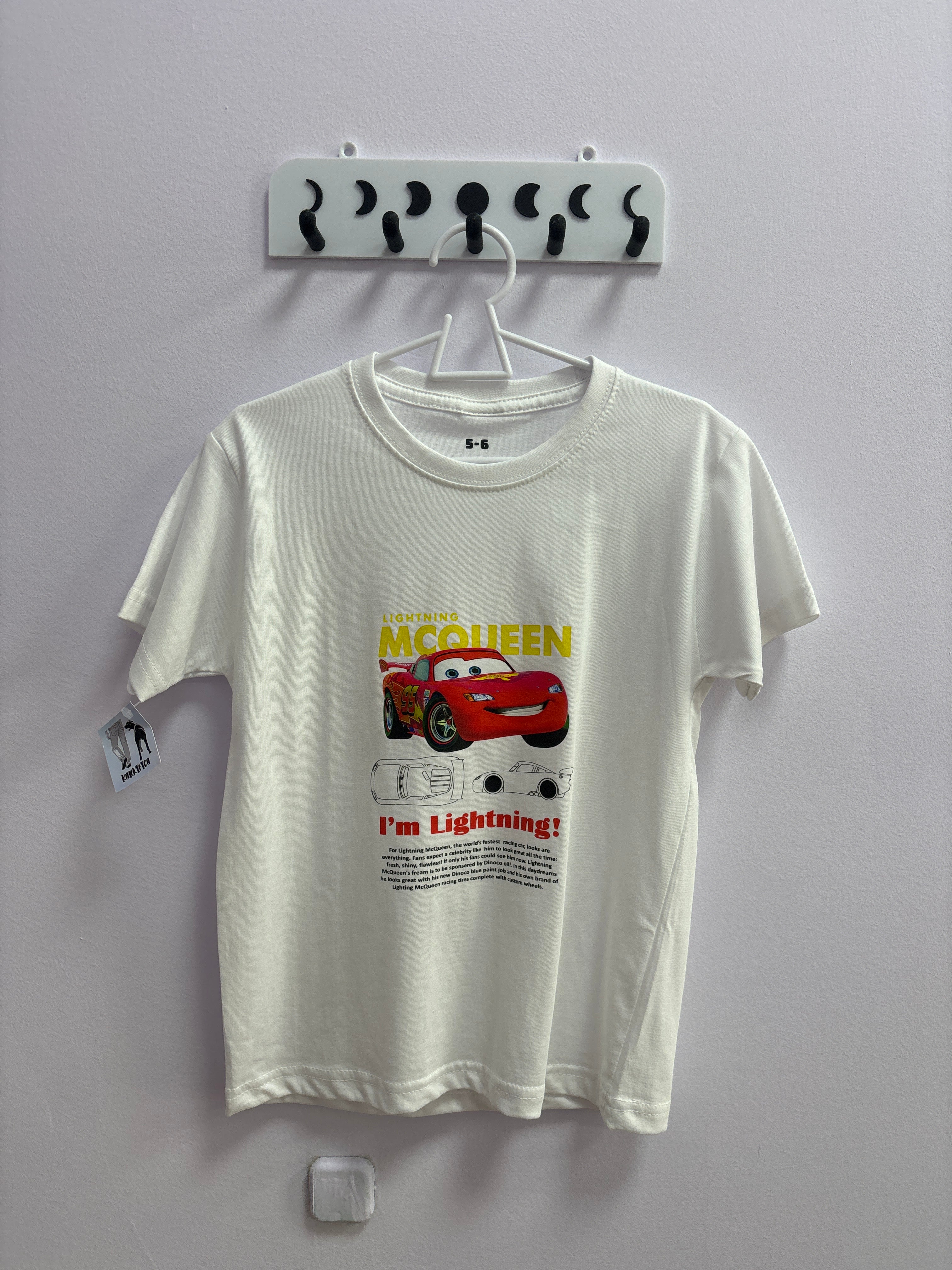 Camiseta rayo mcqueen 5-6