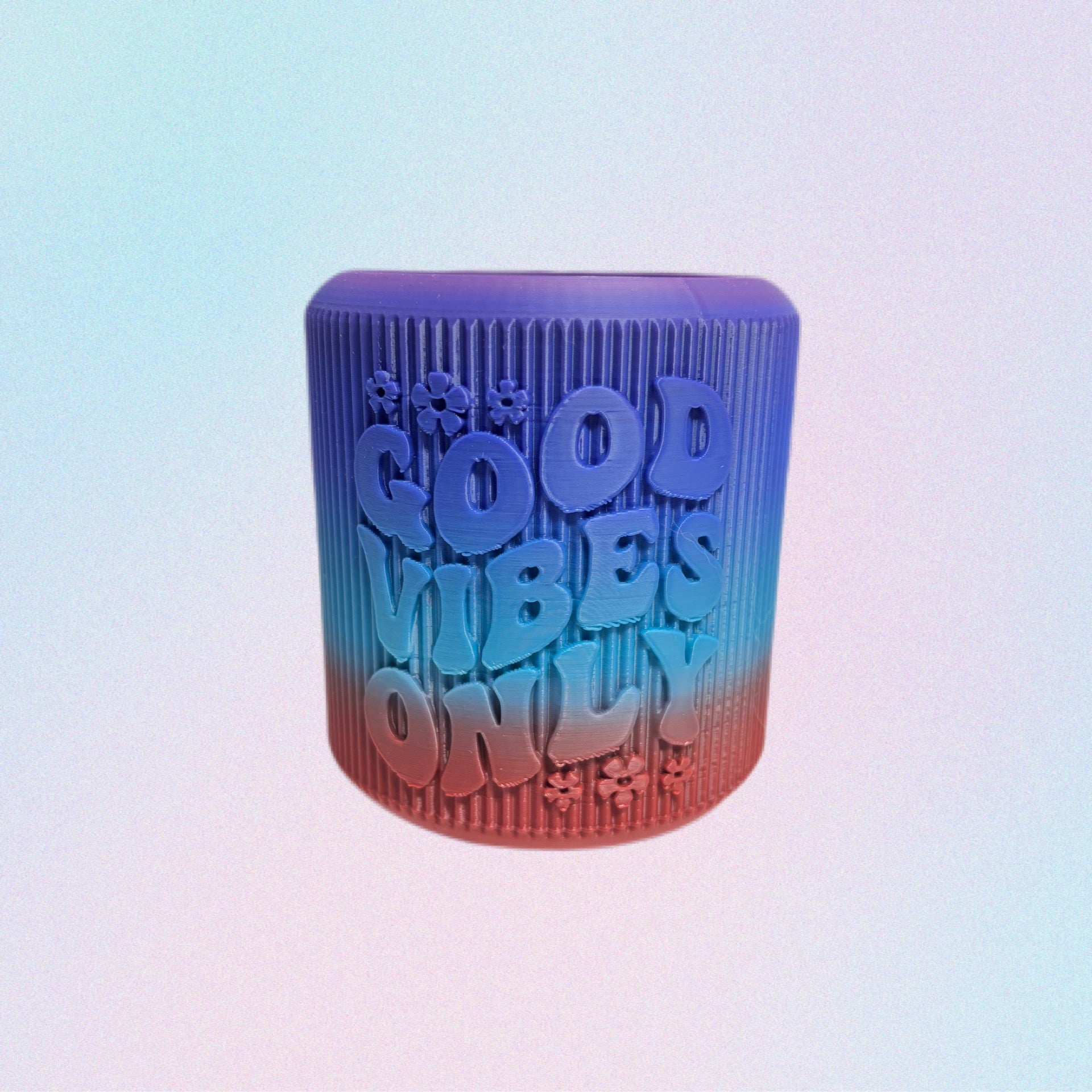 Vaso para bolis good vibes